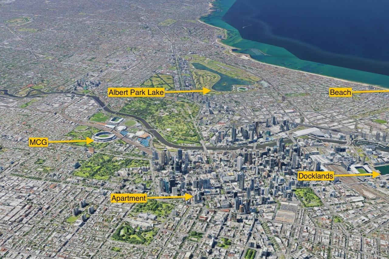 Central Sleek City Living Close To Everything Melbourne Exterior foto
